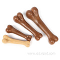 Bone Shape Pet Toys Beef Molar Training Wood